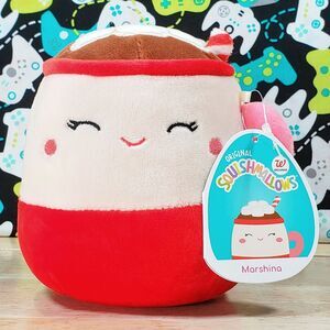 Squishmallow Marshina the Hot Chocolate 5" UltraSoft Food Squad Toy Plush NWT